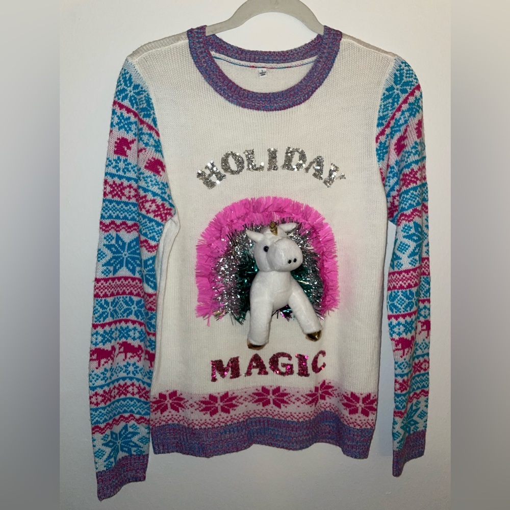 Holiday Magic Unicorn Sweater